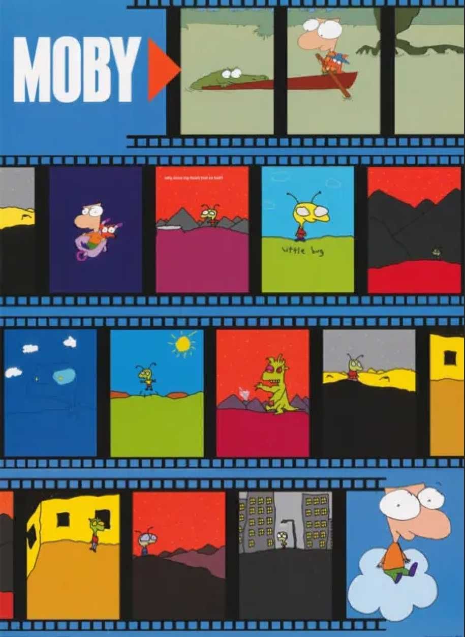 Plakat Moby, płyta "Play" (Why Does My Heart Feel So Bad?)