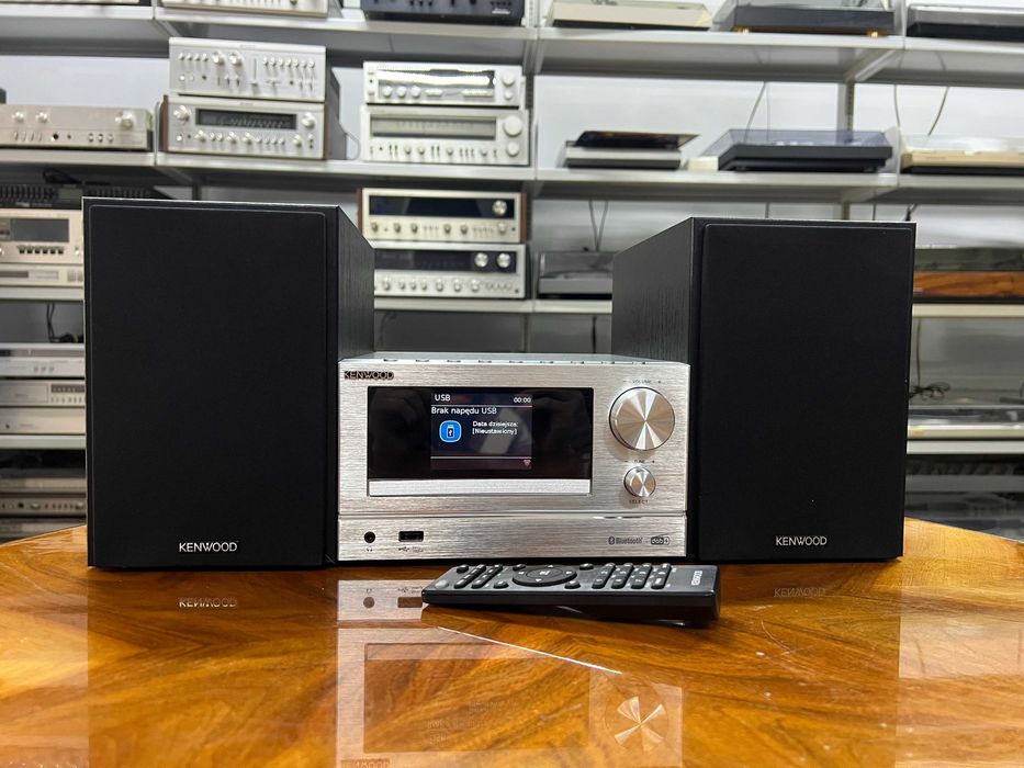 Wieża Kenwood M-7000S-S z Bluetooth, USB, DAB+, AUX, Audio Room