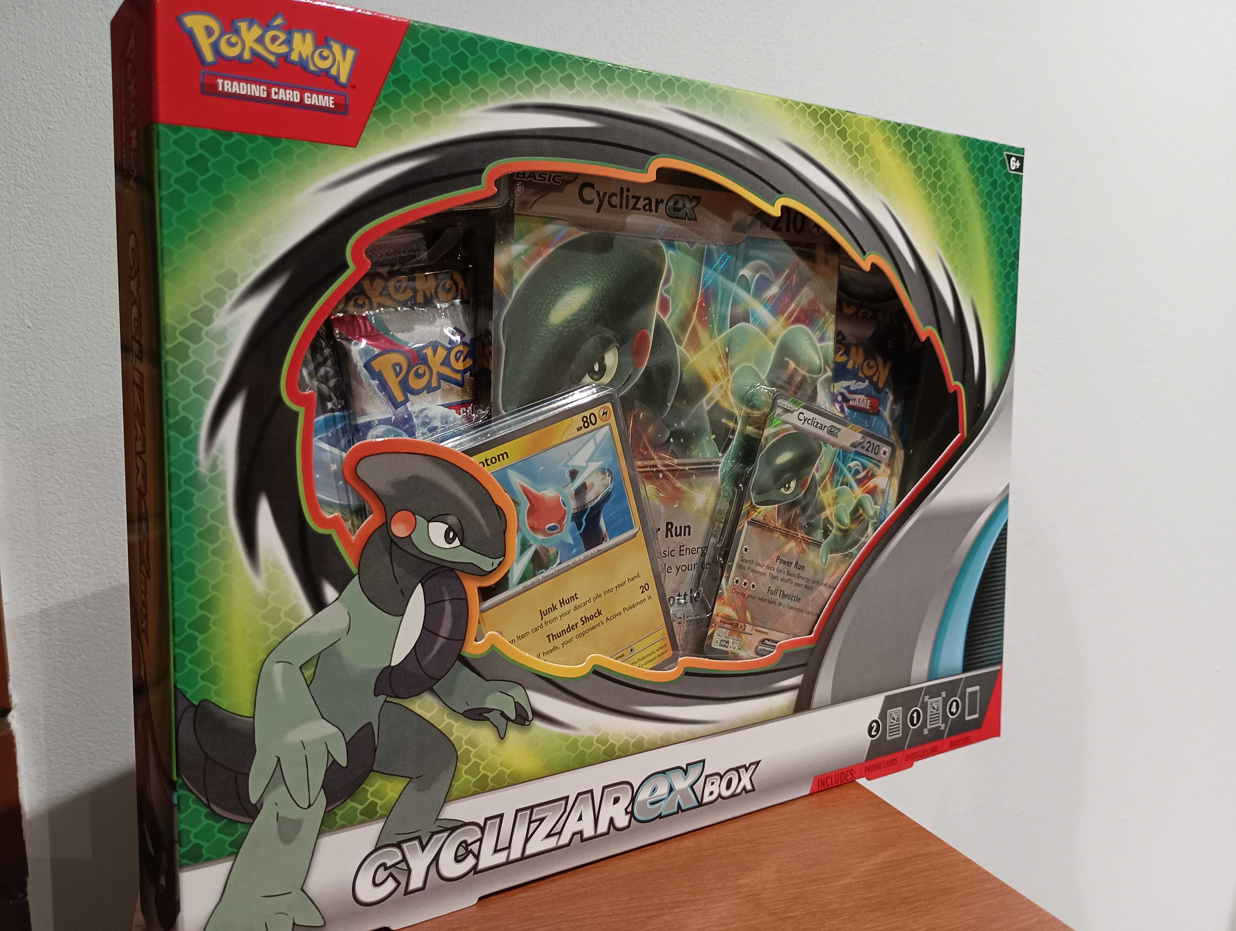 Pokemon TCG: Cyclizar Ex Box - 4 boostery