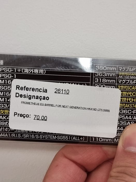 Airsoft réplica precisao