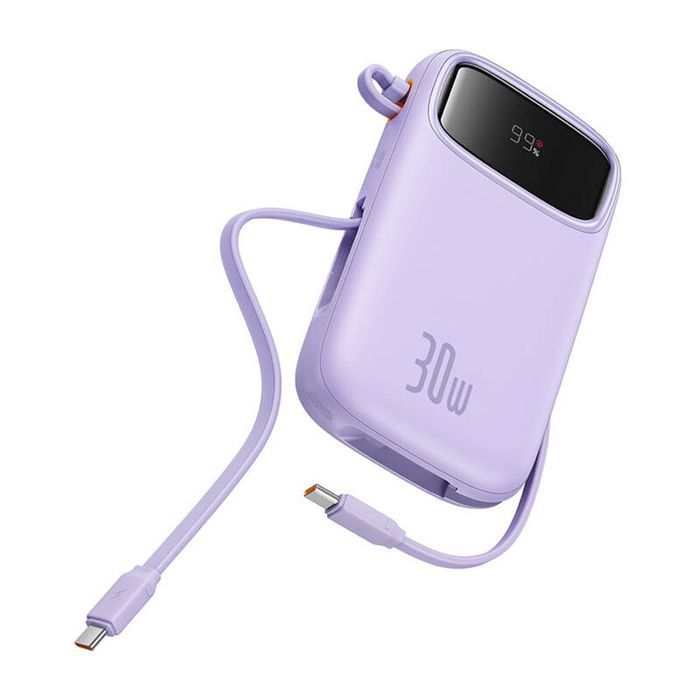 Powerbank Baseus Qpow 2 10000Mah 30W 2Xusb-C Fioletowy