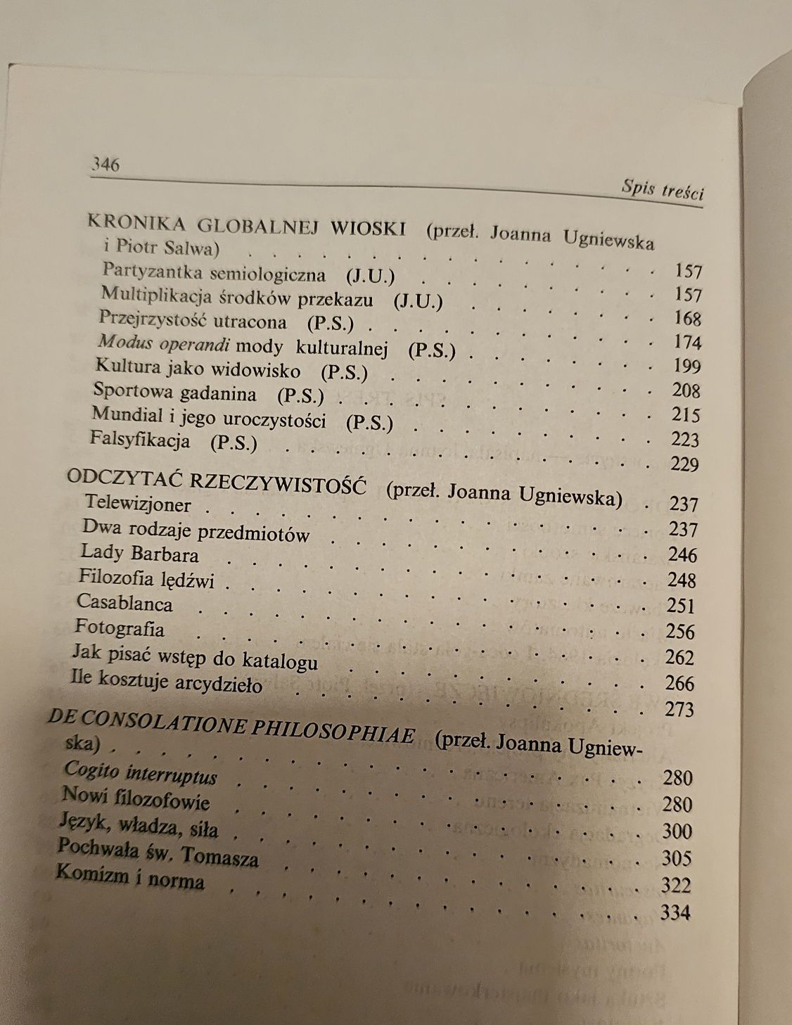 Semiologia życia codziennego Umberto Eco książka