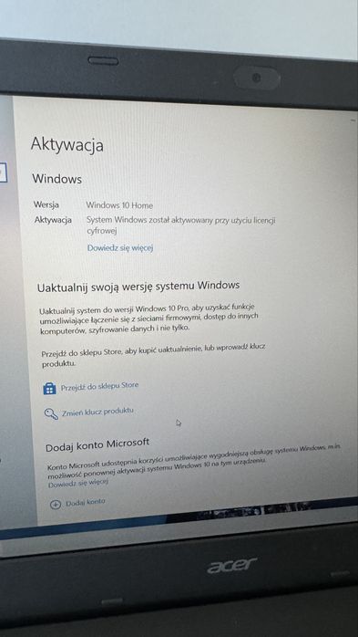 Acer E5 573 i5 8gb 256ssd 15,6fullhd mat wifi dvd hdmi usb 3.0 win 10