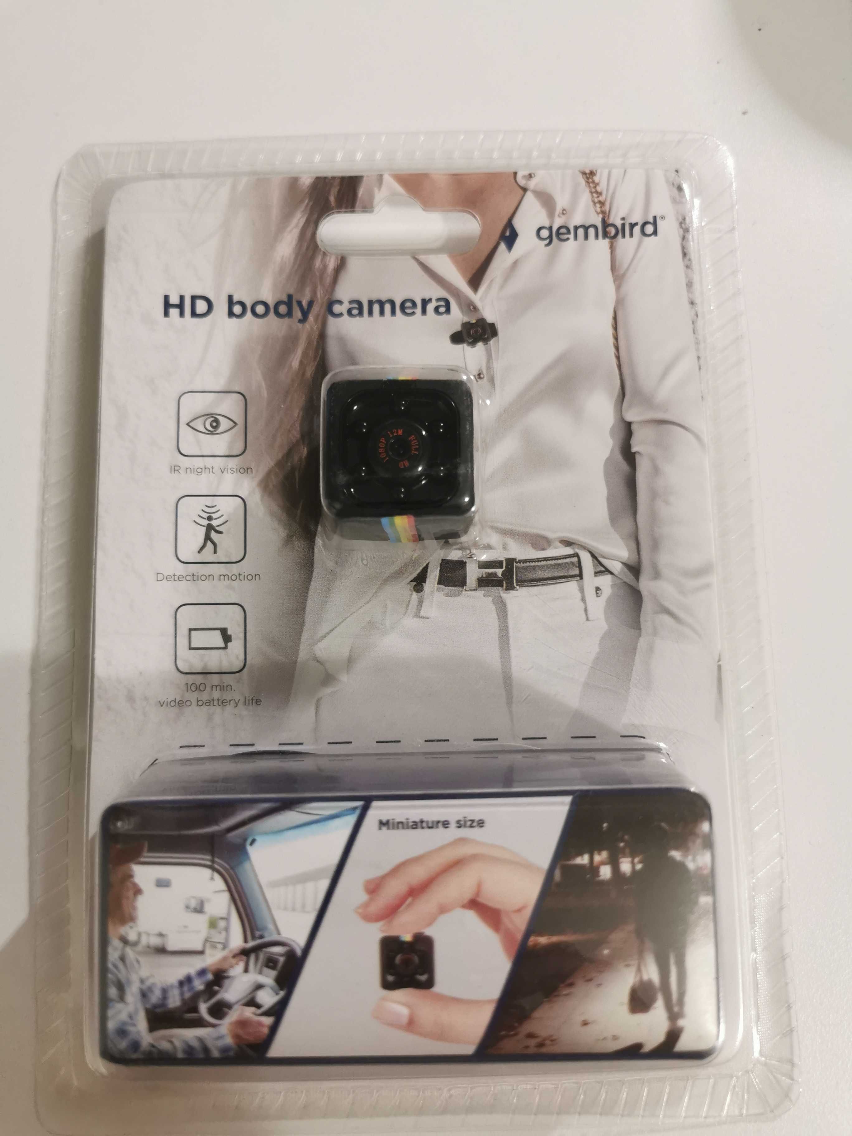 Miniaturowa kamera szpiegowska Gembird HD BODY CAM BCAM-01