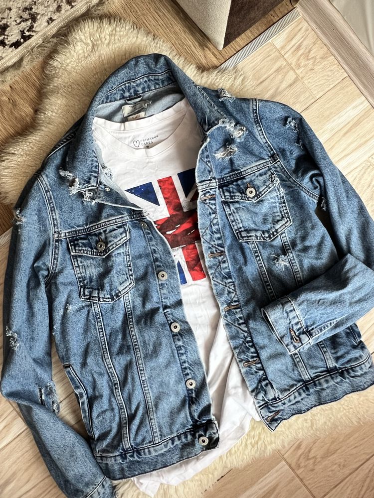 Джинсова чоловіча куртка Topman