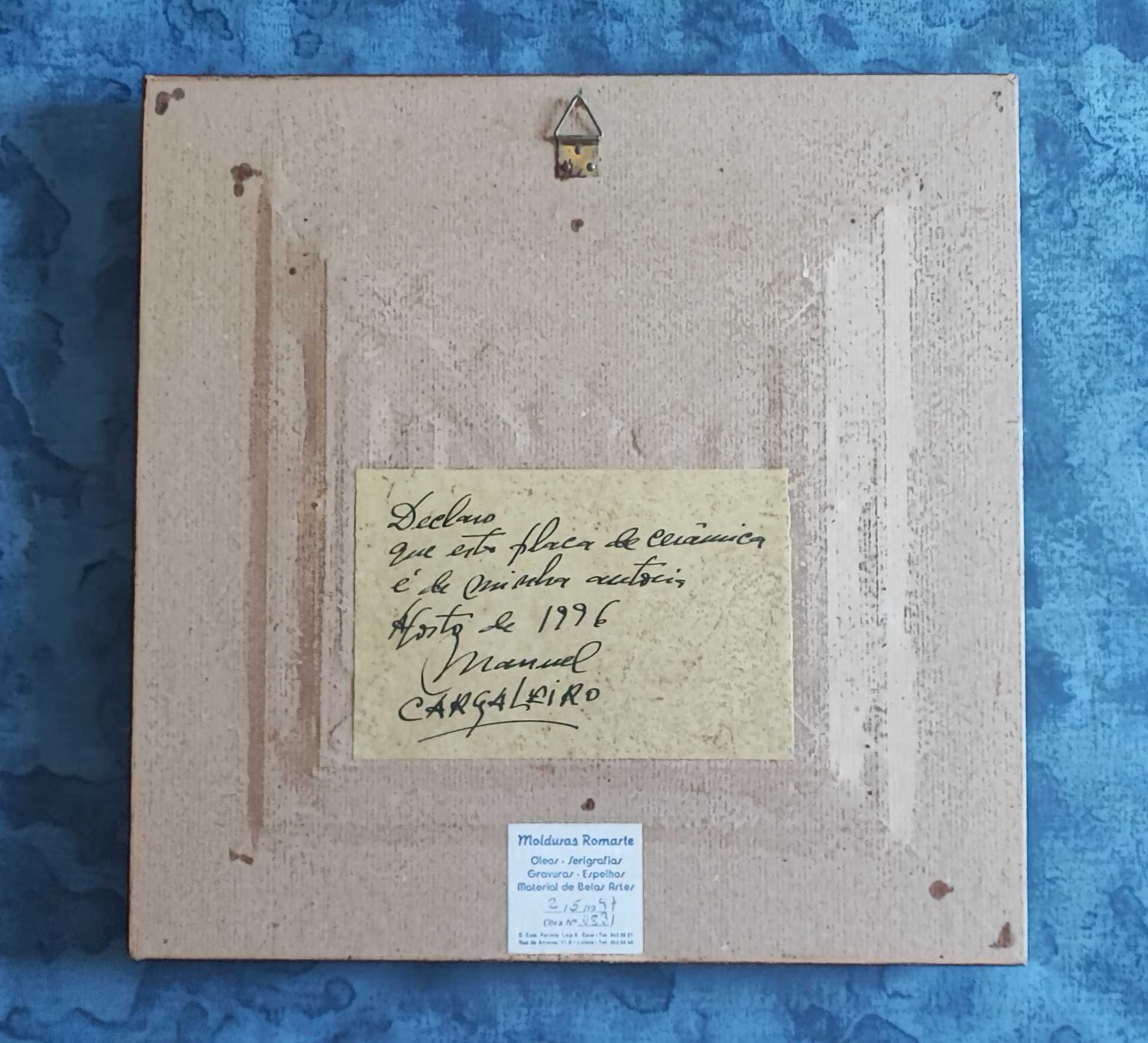 Cargaleiro – original 20x20 cm Catalogado em livro e com certificado