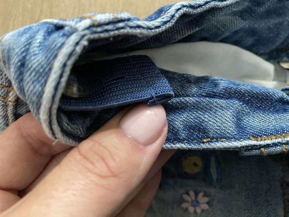Spodenki jeansowe dla dziewczynki next w rozm 122