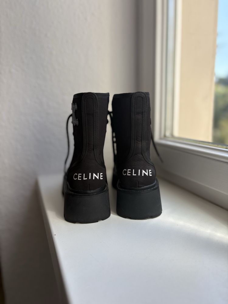 Ботинки Celine на высокой подошве