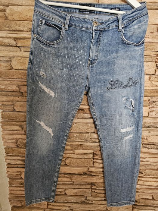 Святкові джинси з блиском.