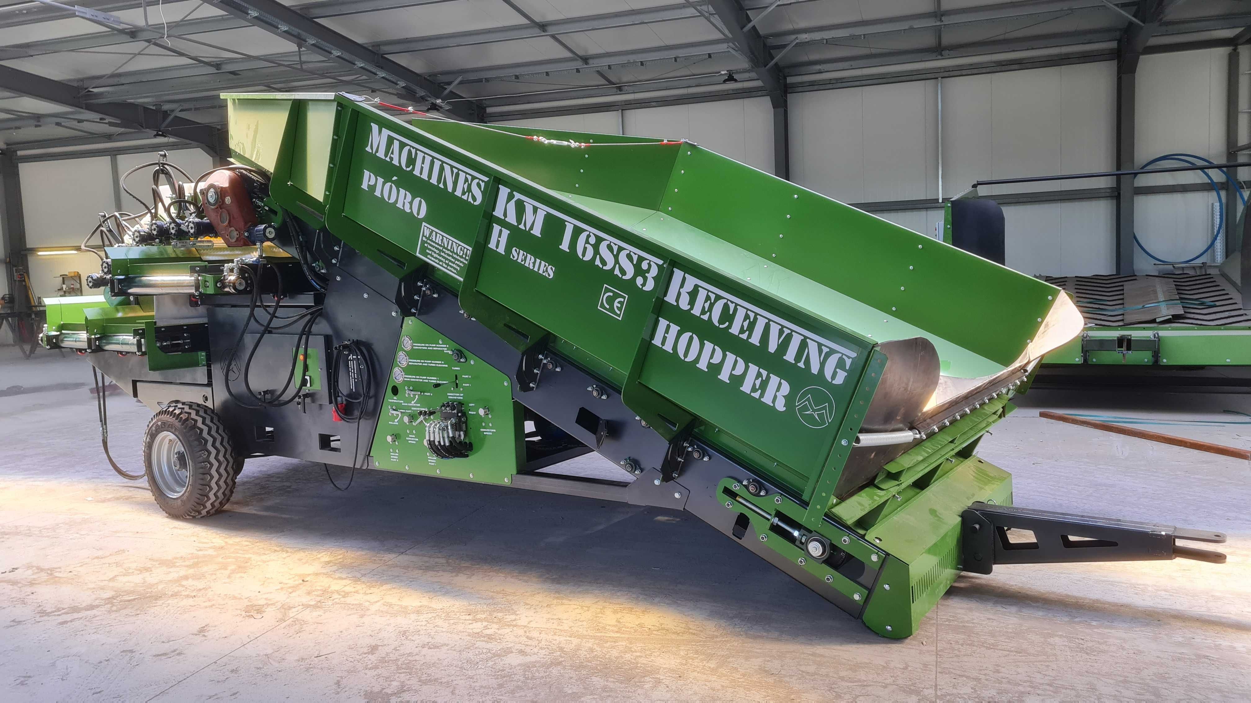 Kosz przyjęciowy rozładunkowy Machines Pióro KM 3 4 sorty 14 rolek 4.0