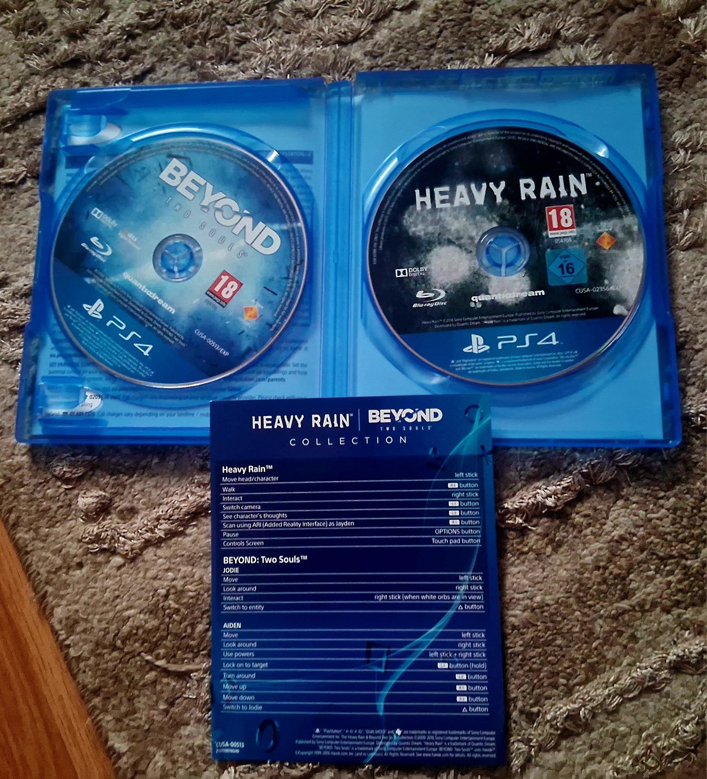 Диски на пс4 | ps4 | Heavy rain & beyond two souls