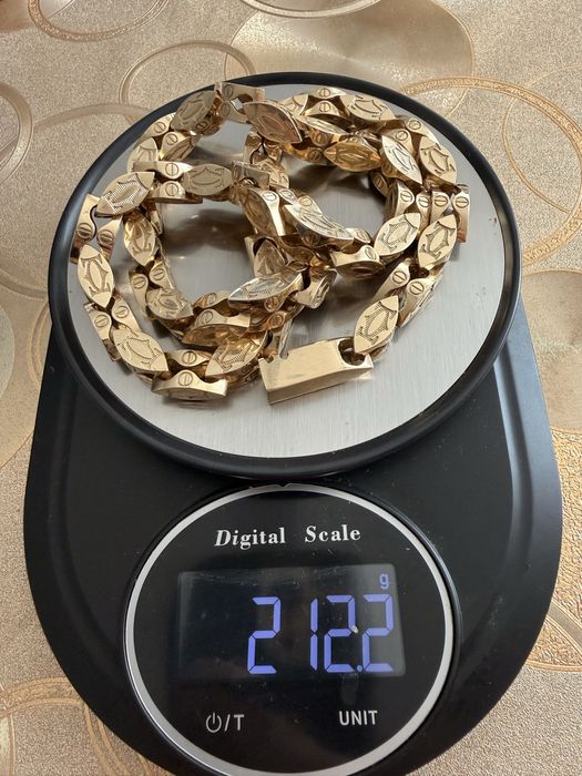 Złoty Łańcuszek Cartier 212g