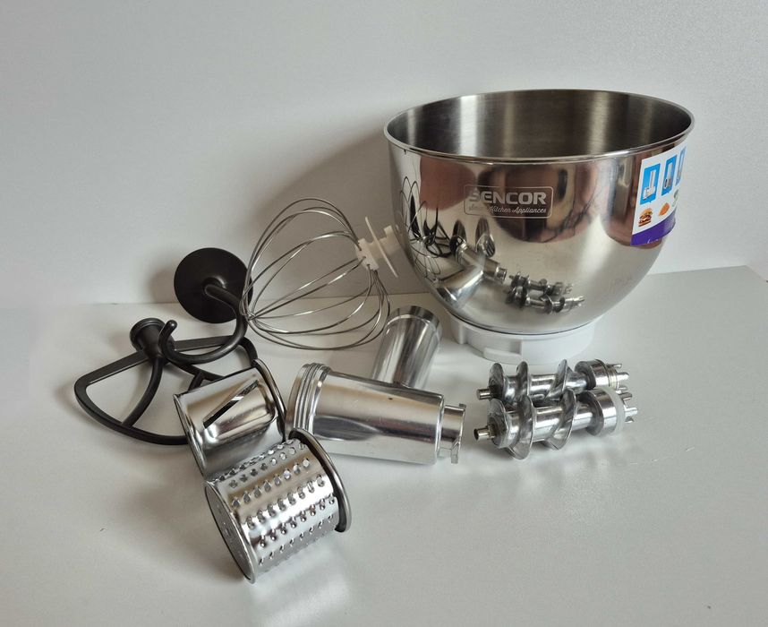 Комплектующие для кухонного комбайна Sencor - чаша, насадки
