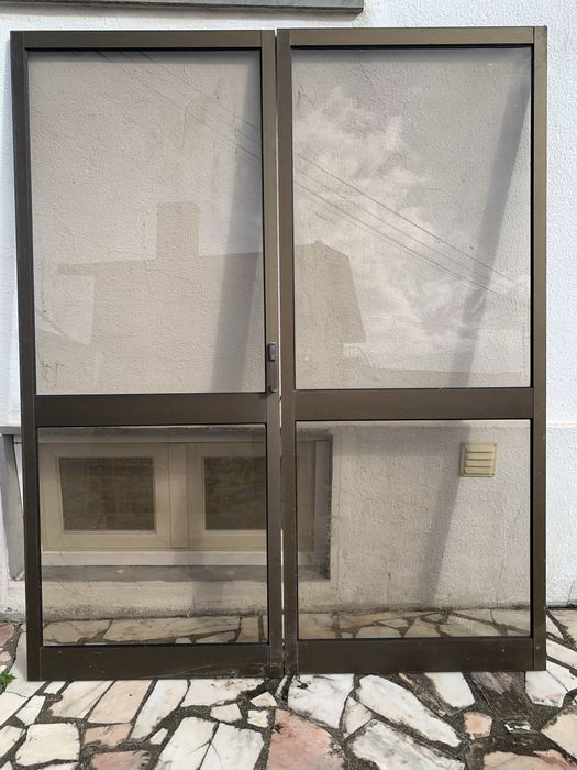 Porta em aluminio 1,96 x 1,60