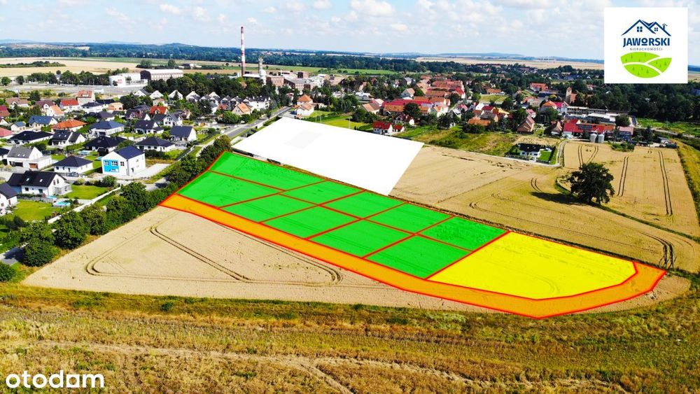 Działki budowlane w Pszennie gm. Świdnica