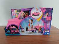 Barbie: Big City Big Dreams różowy pojazd na 2 pas. Scena akcesoria