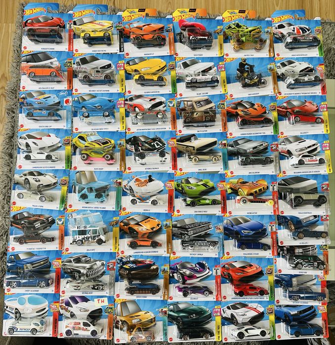 Hot wheels 2024 pełna kolekcja 262 sztuki Samochodziki Resoraki