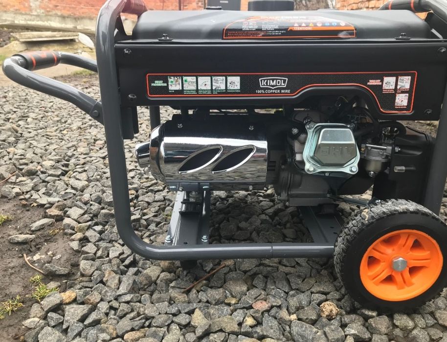 Генератор Kimol 3.5kw газ бензин преміум класу з пультом дист.упр.мідн