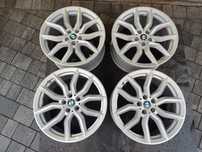 Felgi aluminiowe R19 5x112 oryginalne BMW + czujniki TPMS 9J IS 38