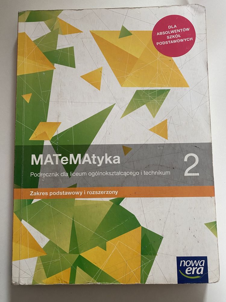 Matematyka 2 podręcznik poziom rozszerzony