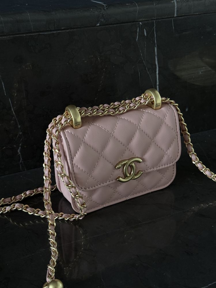 Сумка Chanel mini рожева