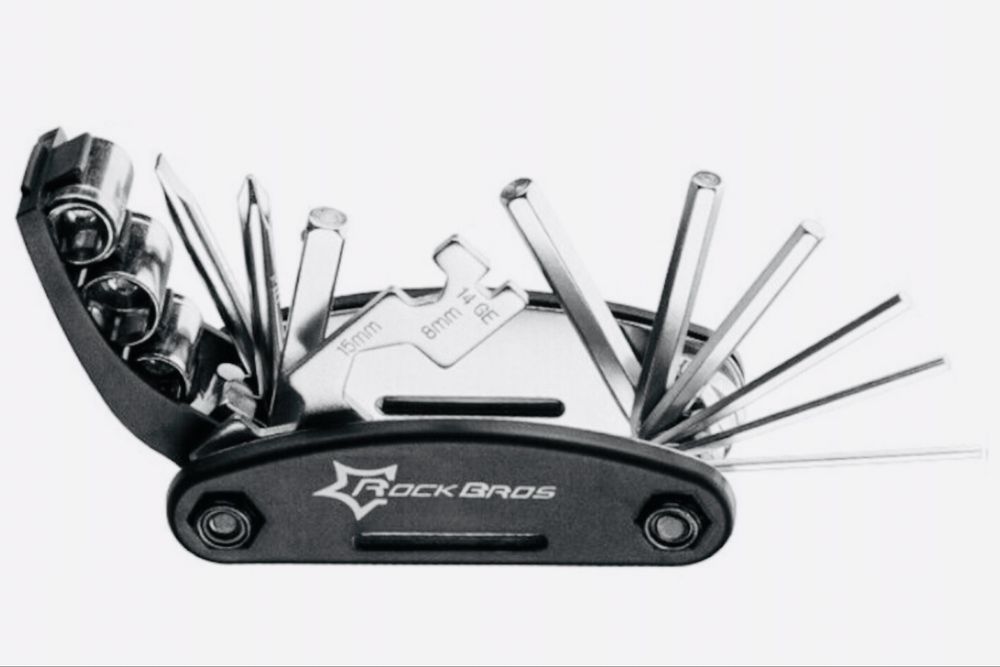 Zestaw naprawczy multitool rowerowy podsiodłówka