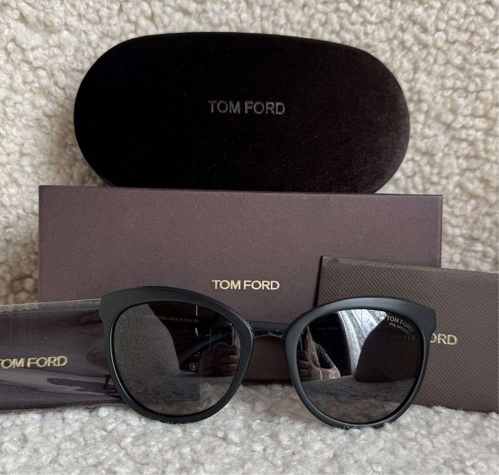 Солнезащитные очки Tom Ford Emma с поляризацией, оригинал, том форд