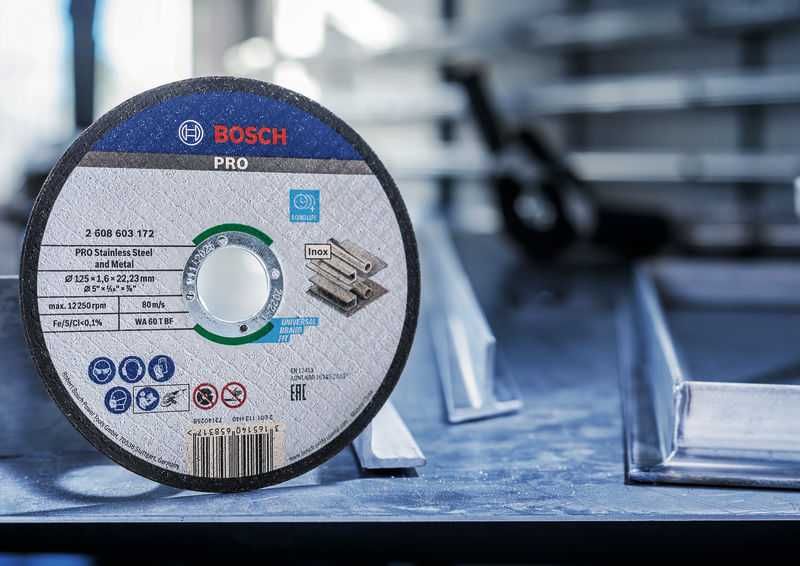 Bosch Tarcza Tnąca 125x1,6mm PRO do INOX i Metalu 100szt.