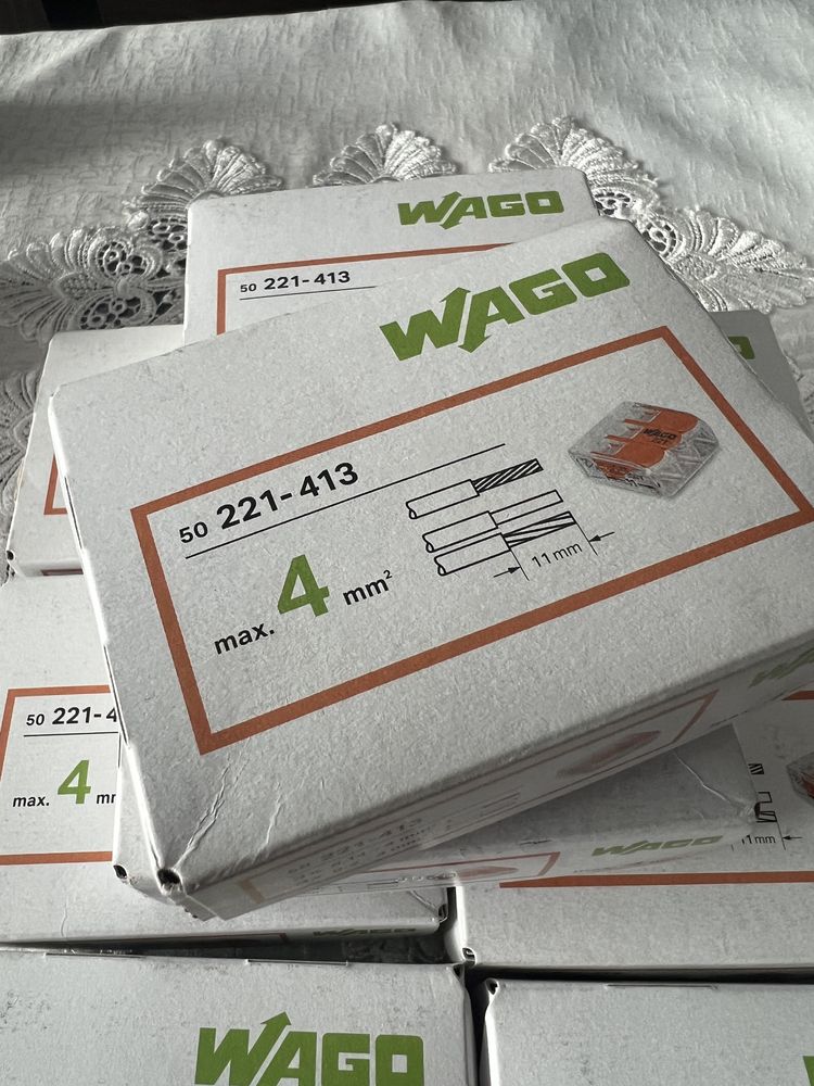 Wago złączki 221 - 413  9kartoników