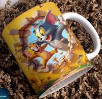 Kubek ceramiczny z nadrukiem Tom and Jerry