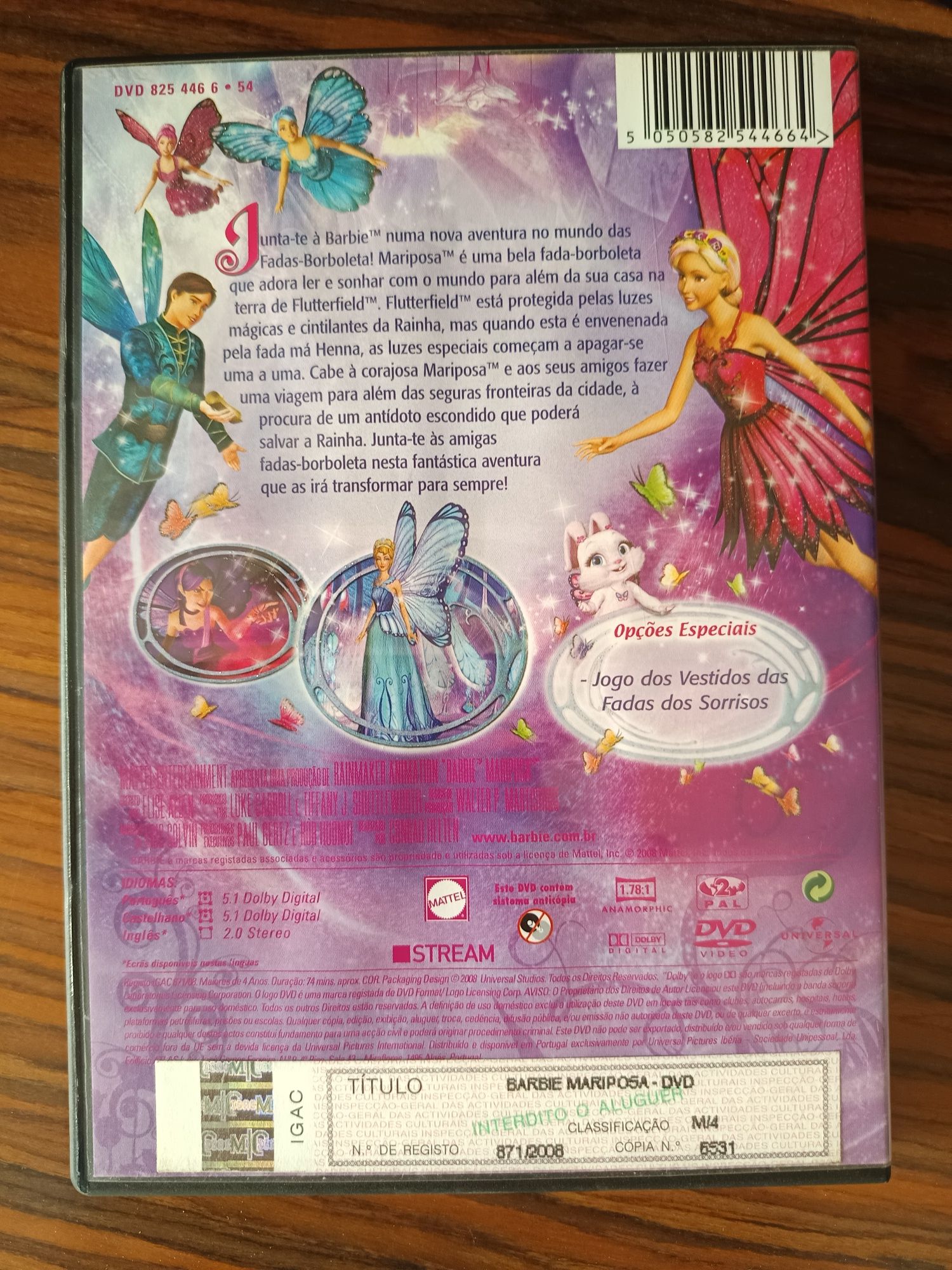 DVD Barbie mariposa