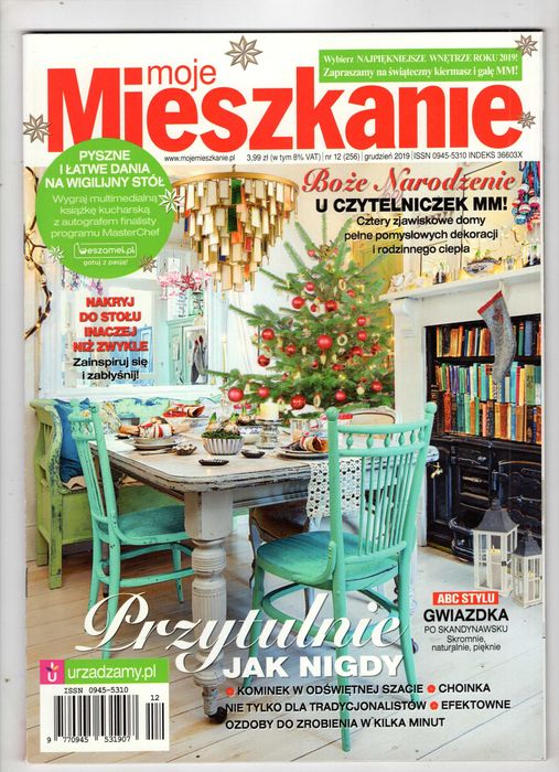 Moje Mieszkanie 12(256) 2019 Przytulnie jak nigdy odświętny kominek