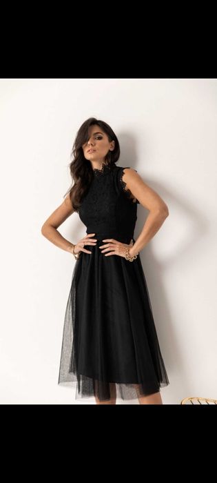 Sukienka S czarna Lorenzo