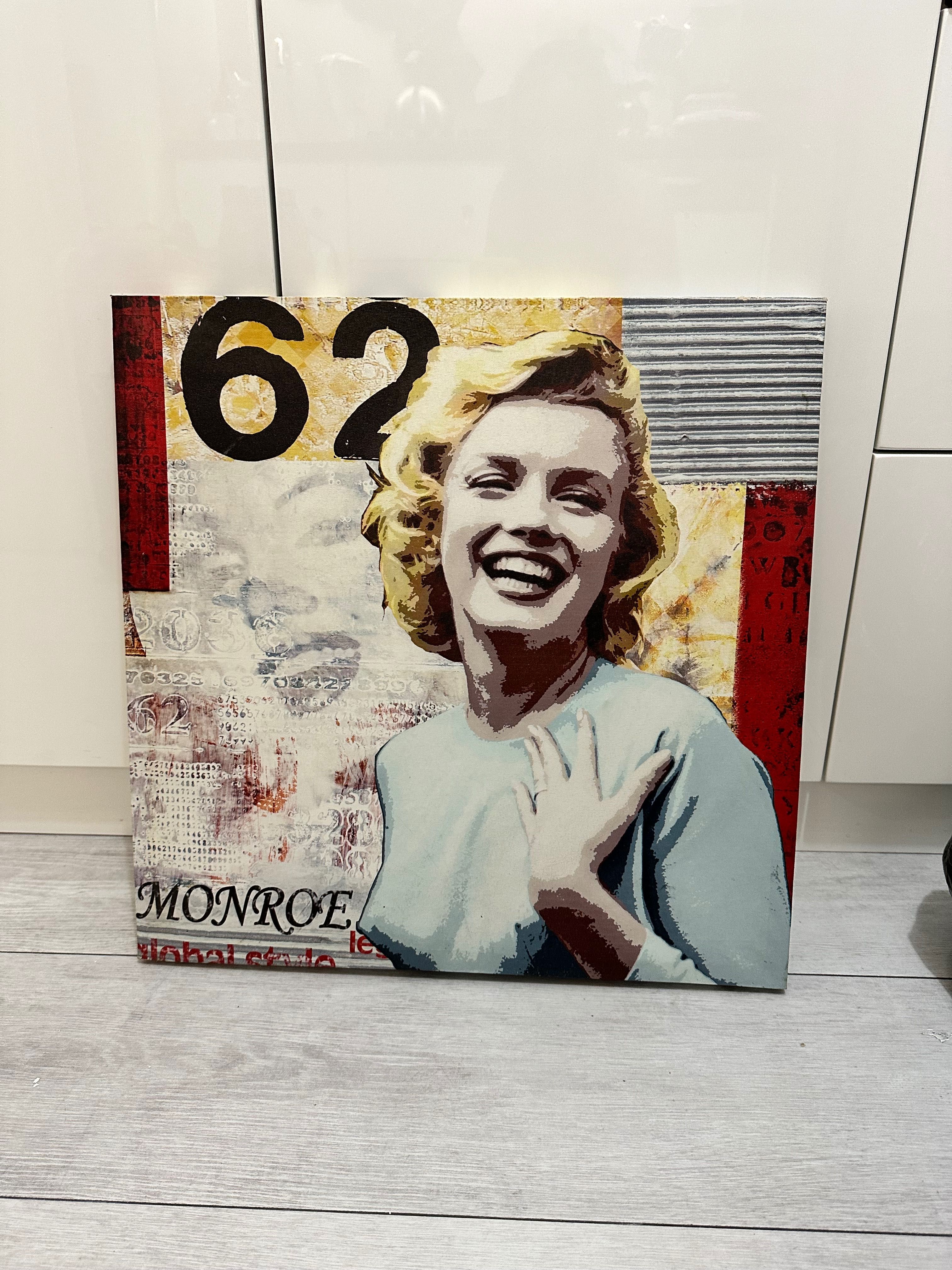 obraz Marilyn Monroe retro ma płótnie