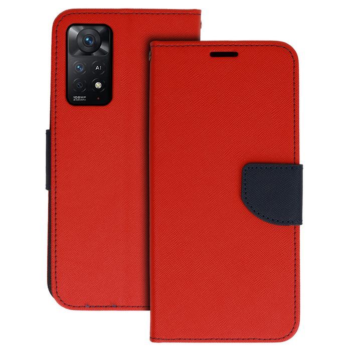 Kabura Fancy Xiaomi Redmi Note 11 Pro czerwono-granatowa
