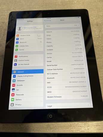 iPad 4 Generation. 16GB. Черный. Как новый. Без ограничений. Гарантия