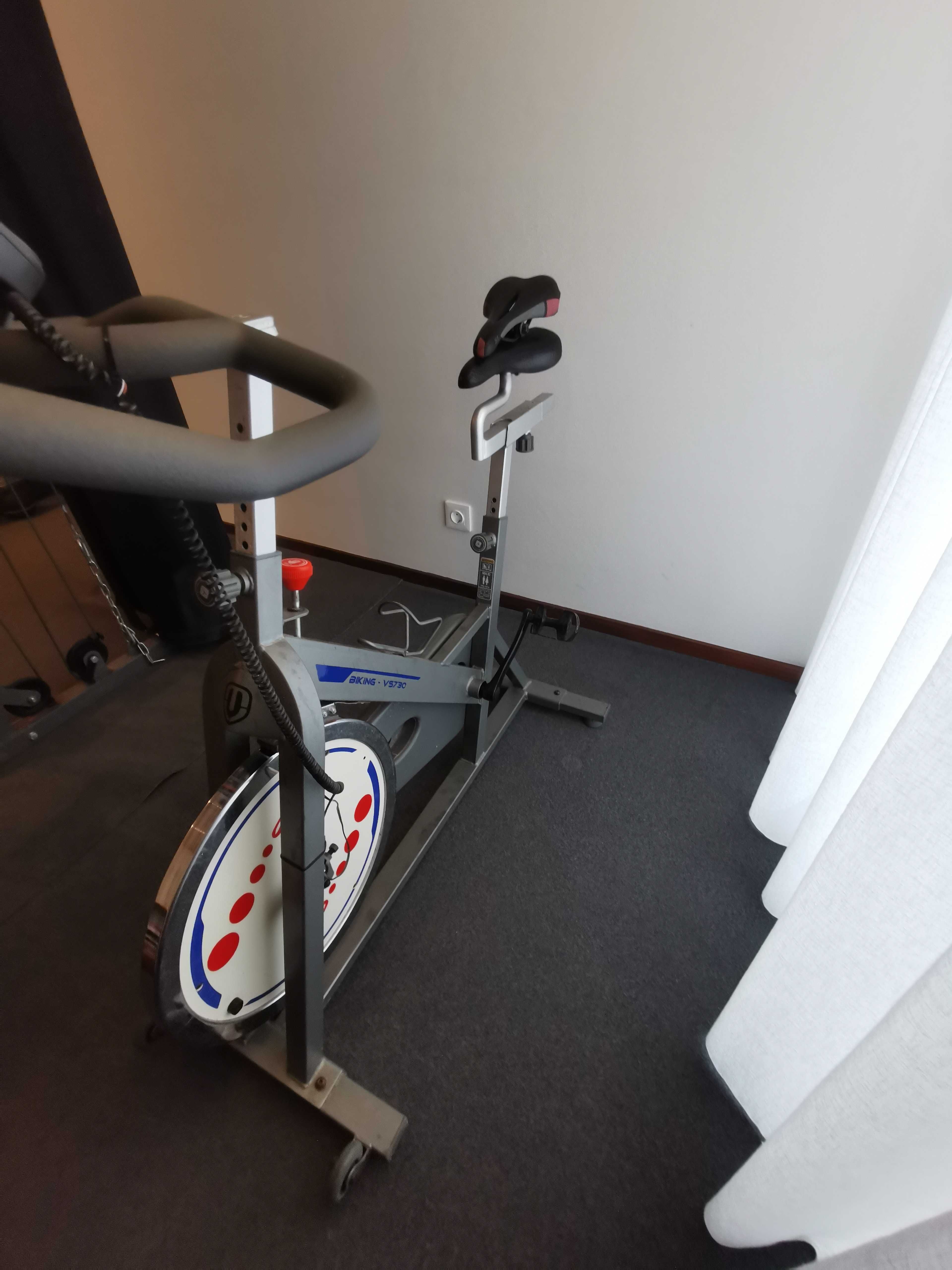 Maquina de musculação e Bicicleta estática spinig Profissional