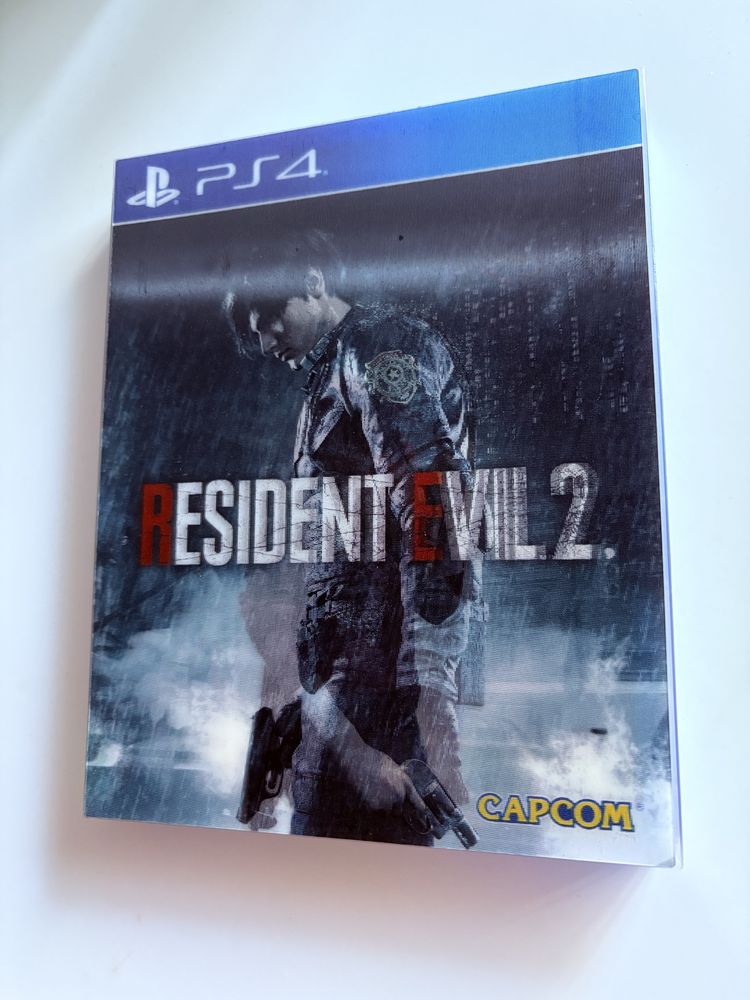 Resident Evil 2 PS4 PL Okładka 3D