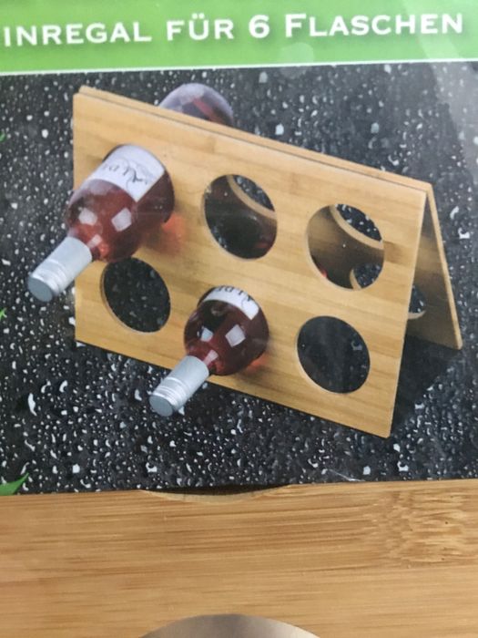 WYPRZEDAŻ - Stojak na wino  6 but uchwyt na wino