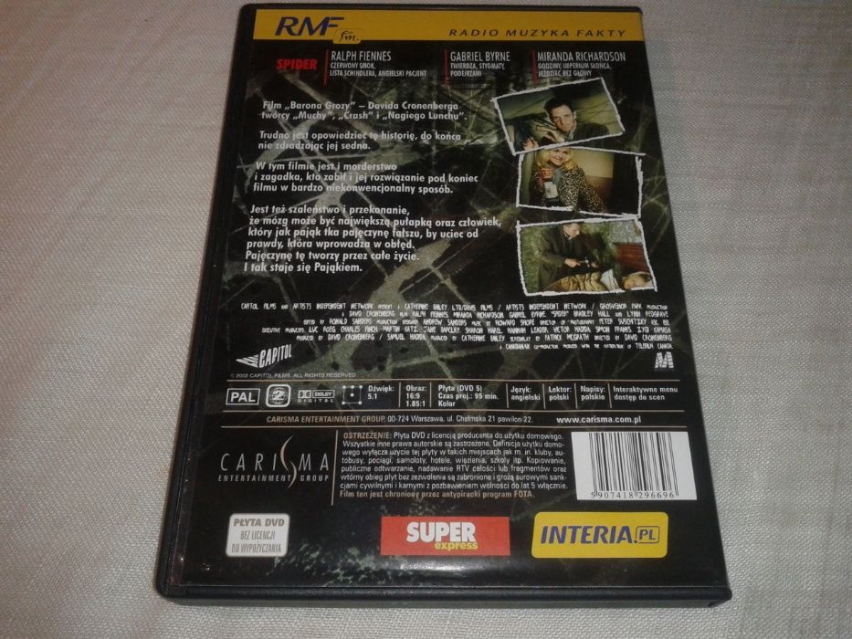 DVD Pająk DVD+++