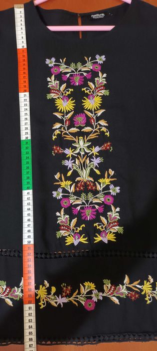 Blusa bordada L nova - Natura