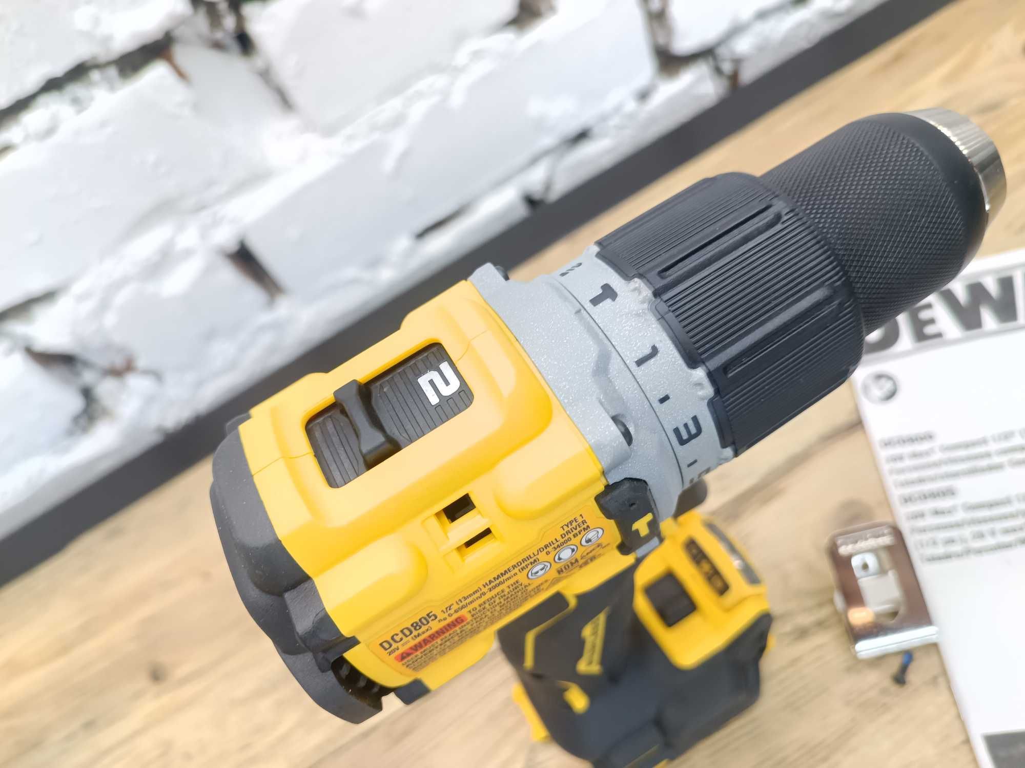 Дриль шуруповерт Dewalt 20v DCD805 MADE IN MEXICO Оригінал