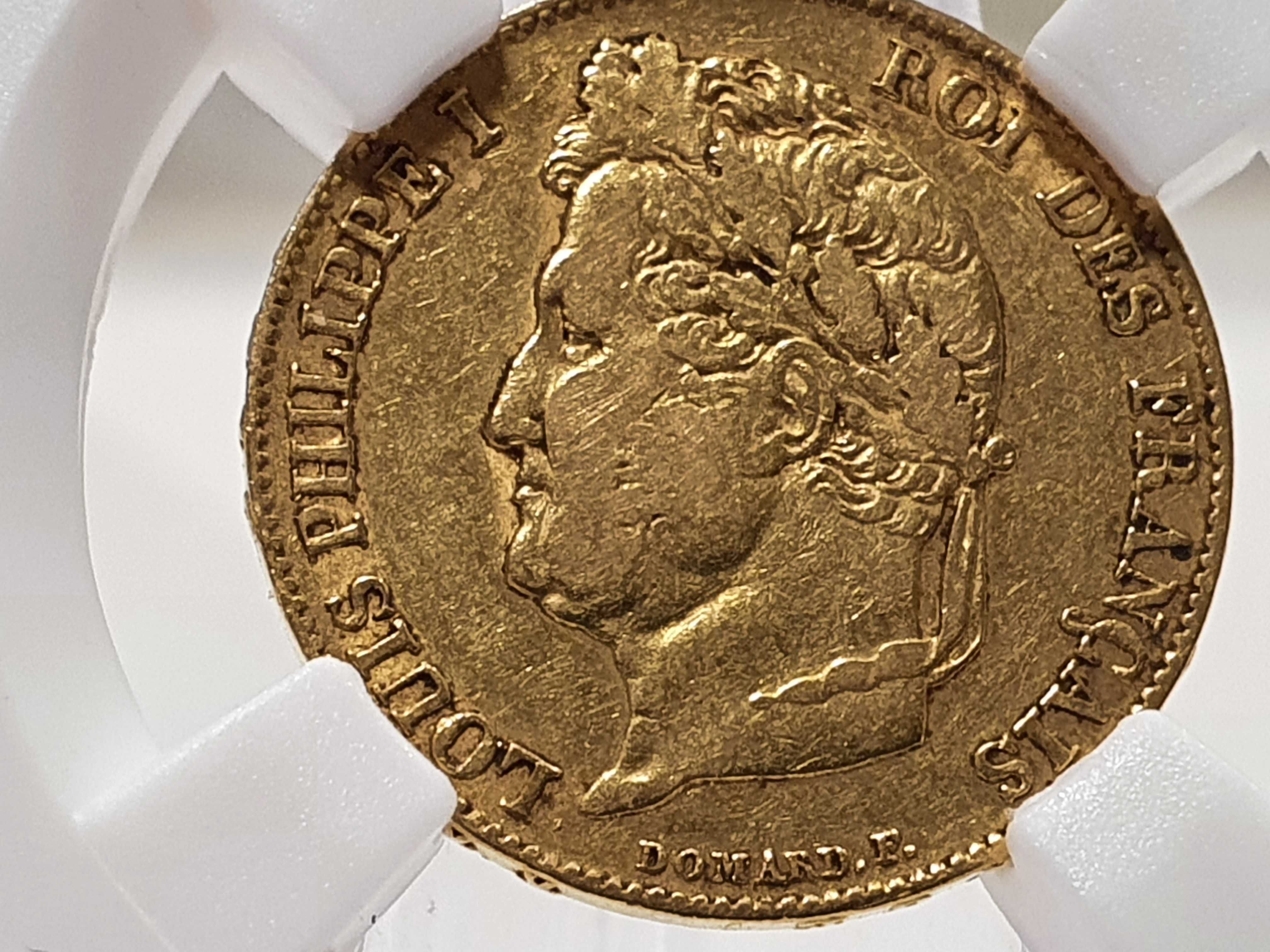 Francja 20 franków 1839 r  Louis Philippe moneta złota