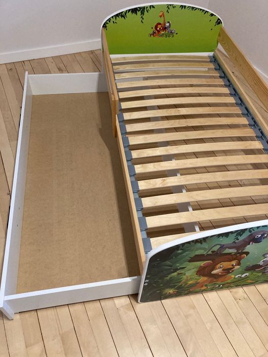 Łóżko dziecięce 160x80 BMS LUKI Król Lew Zwierzęta