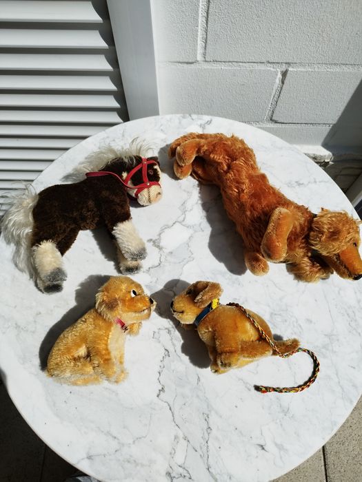 Steiff медведь , собака