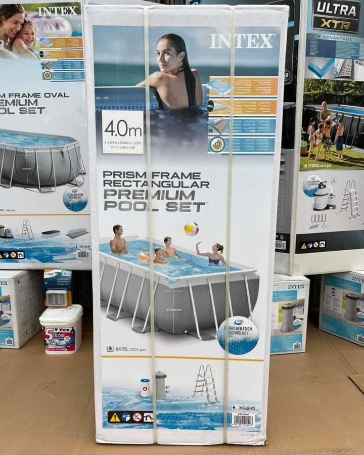 Piscina Intex 400x200x100 - Bomba e Escada