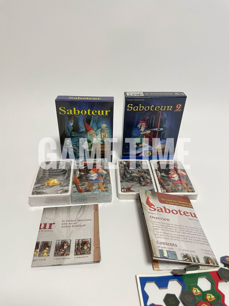 Саботер Гномы вредители 1+2 Гноми шкідники 1+2 настільна гра