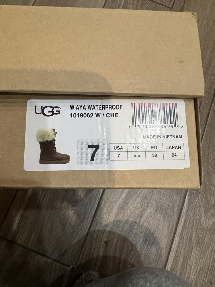 Ugg AYA waterproof 1019062 оригинал Уги Сапоги Чоботи
