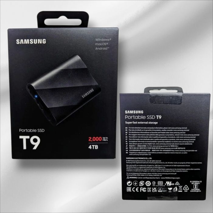 Samsung SSD T9 4TB Black