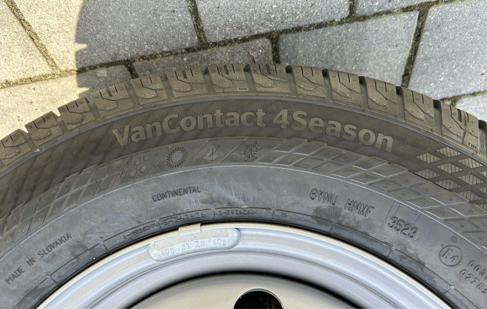 Felgi Continental VanContact 4Season 225/70R15C Ducato Boxer 5x118